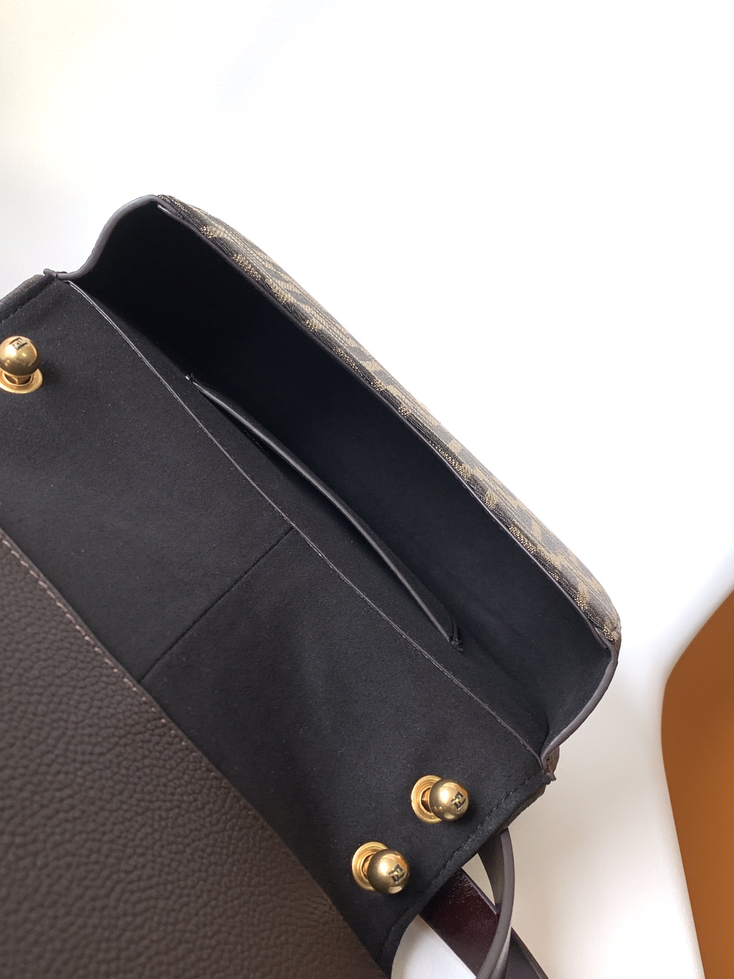 [TOP] FENDI C'Mon Bag 25-7-20cm  - Brown