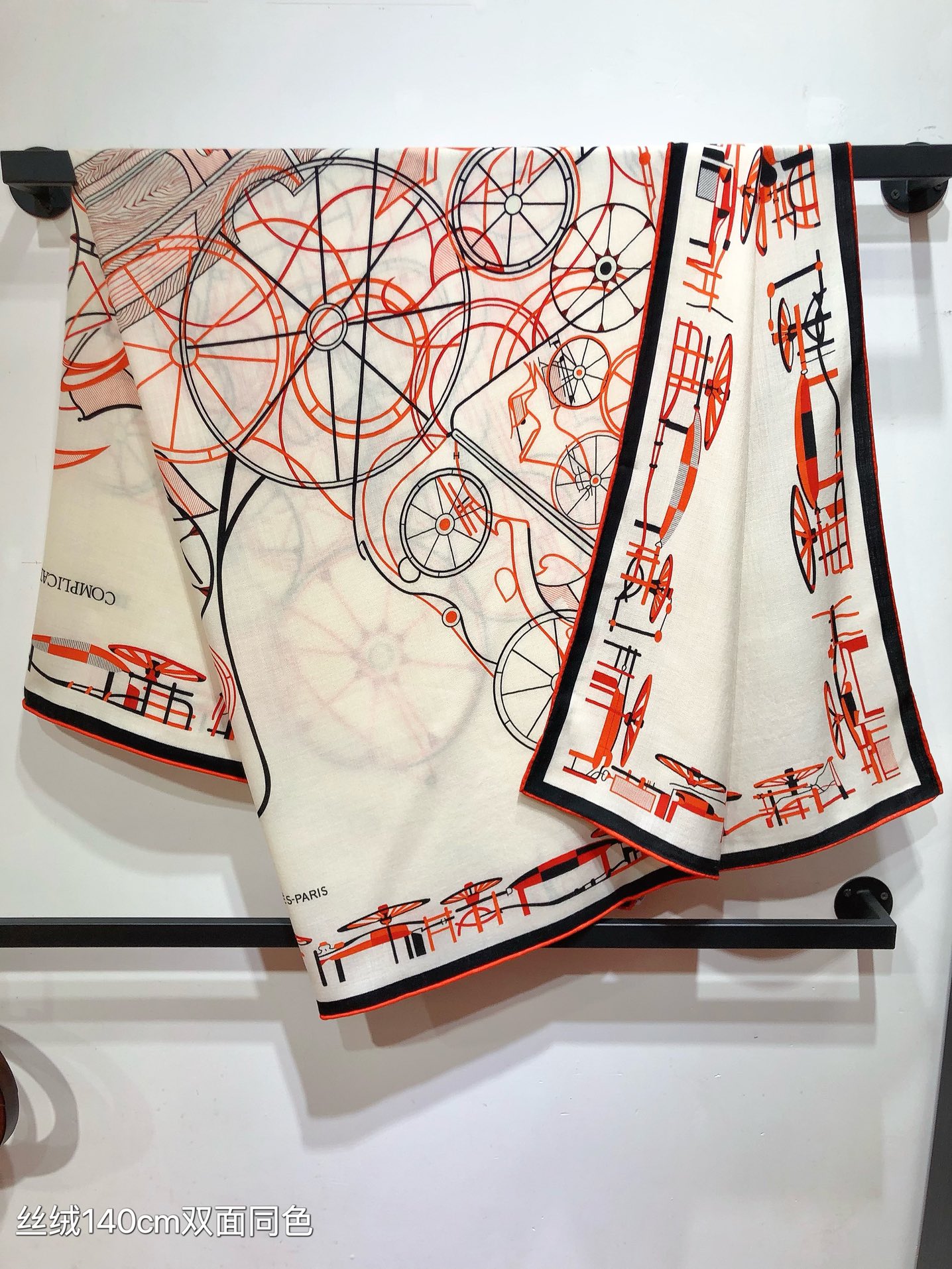 [TOP] HERMES Horse Carriage Square Scarf 140 x 140 cm - 4 Colours