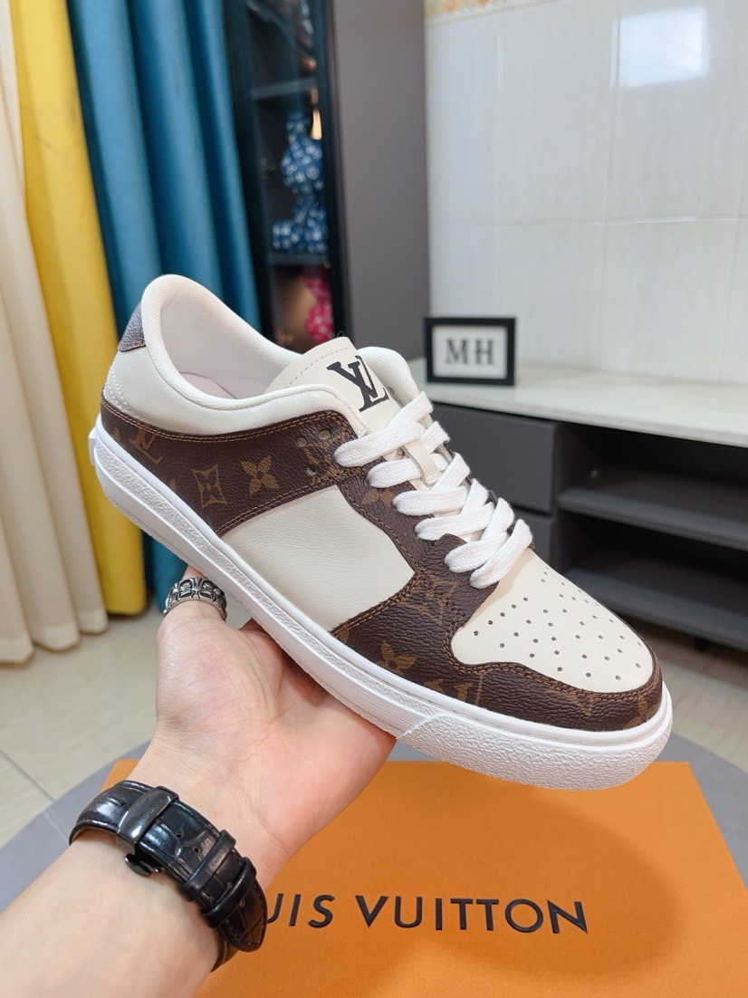 [TOP] Louis Vuitton LV New Casual Men's Shoes - White