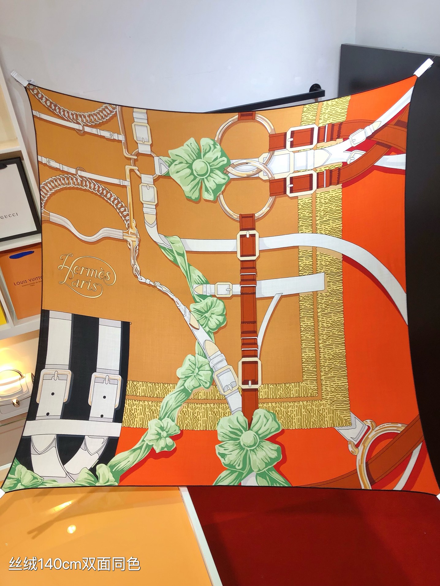 [TOP] HERMES Square Scarf 140 x 140 cm - 3 Colours