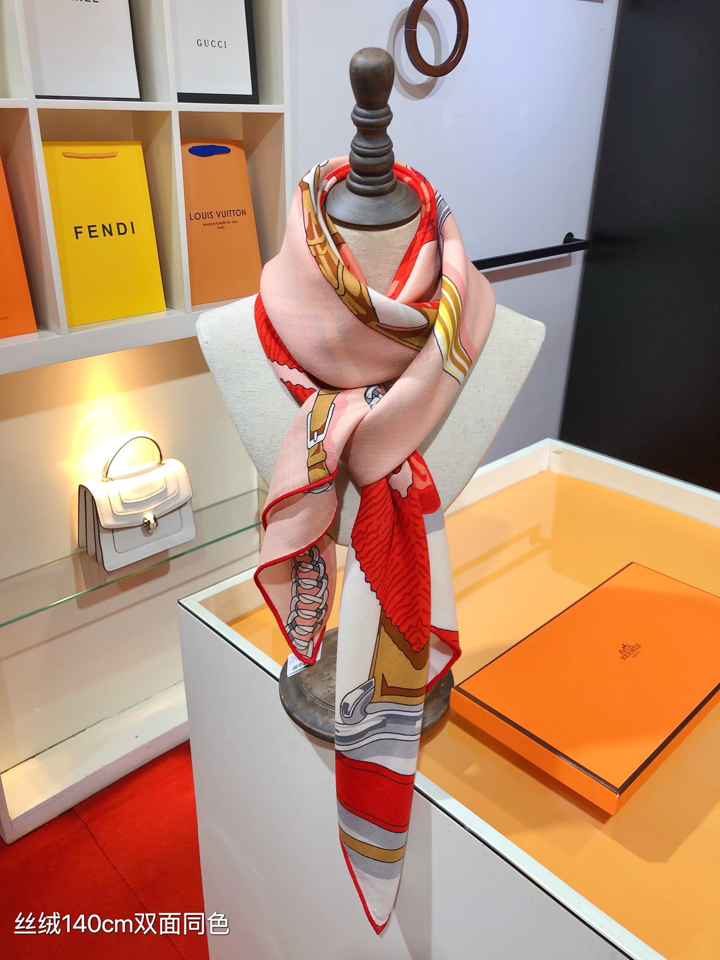 [TOP] HERMES Square Scarf 140 x 140 cm - 3 Colours