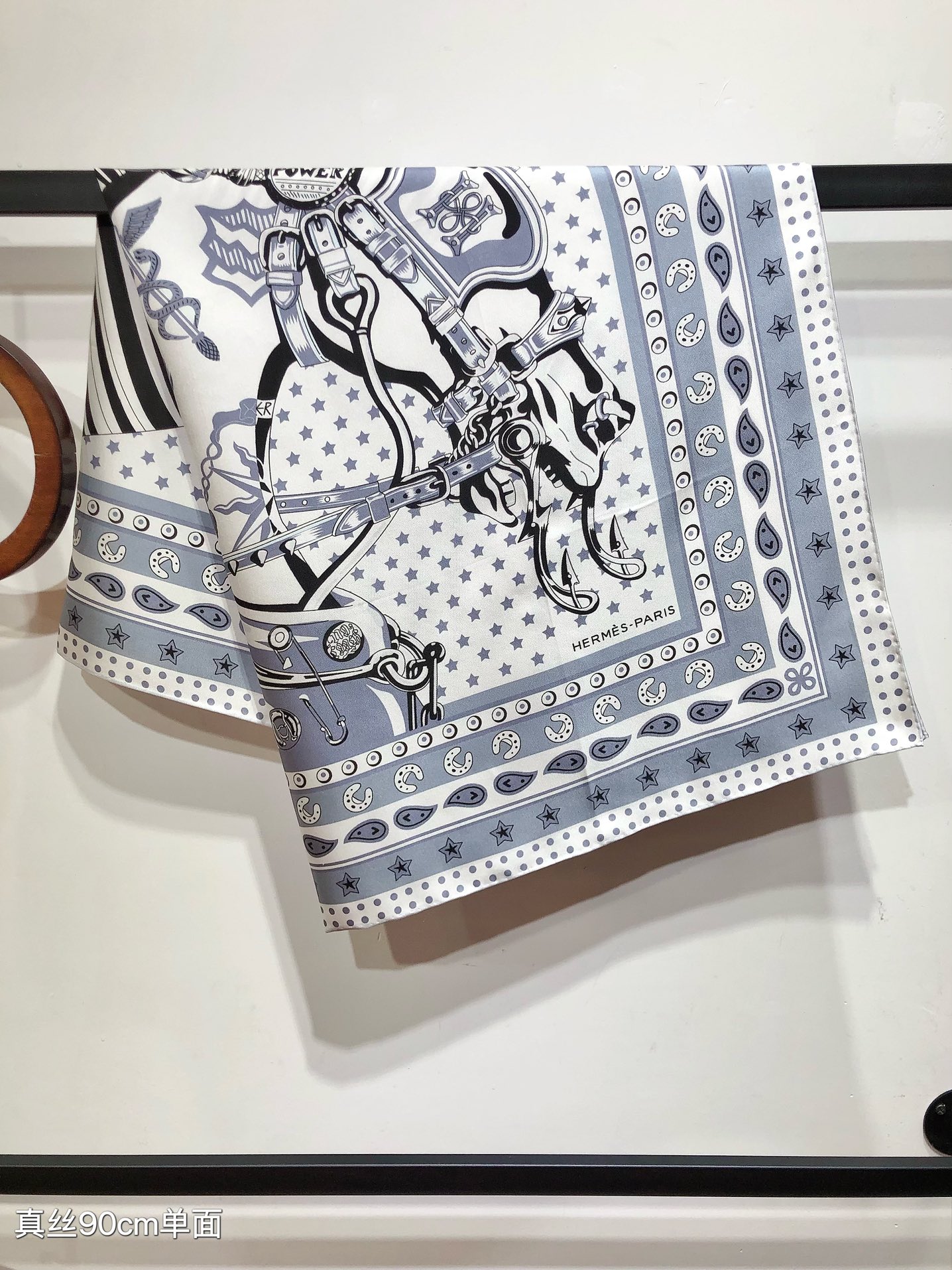 [TOP] HERMES Punk Horse Square Scarf 90 x 90 cm - 3 Colours