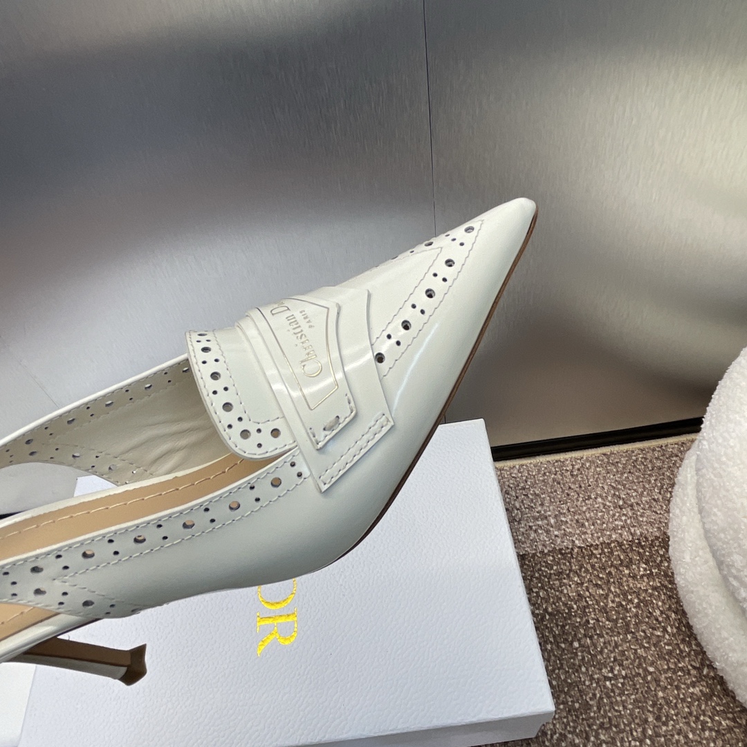 [TOP] Christian Dior Boy-D Mid/High Heel Pumps - White, Black