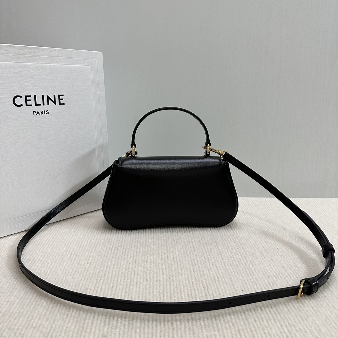 [TOP] CELINE Triomphe Bag Glossy Cow Leather Handbag 20*11.5*5cm - 3 Colour