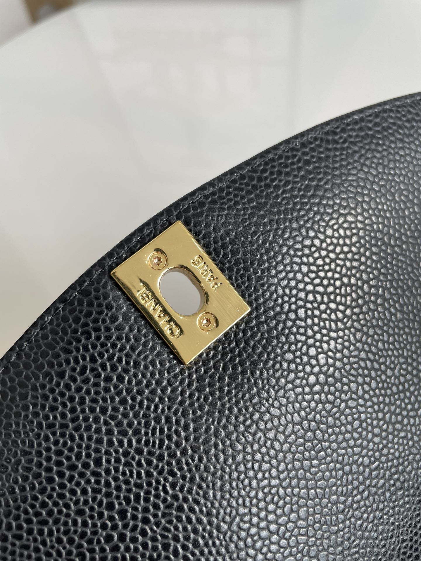 [TOP] CHANEL Flap Bag  22.5×14×7cm - Black