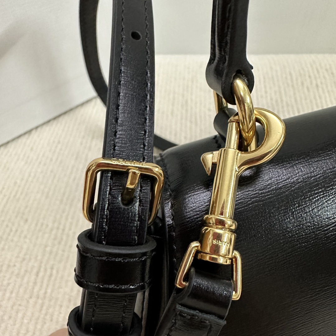 [TOP] CELINE Triomphe Bag Glossy Cow Leather Handbag 20*11.5*5cm - 3 Colour