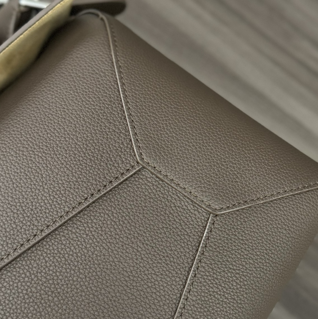 [TOP] LOEWE Puzzle Bag Cow Leather 33*14.7*21.5cm - Brown