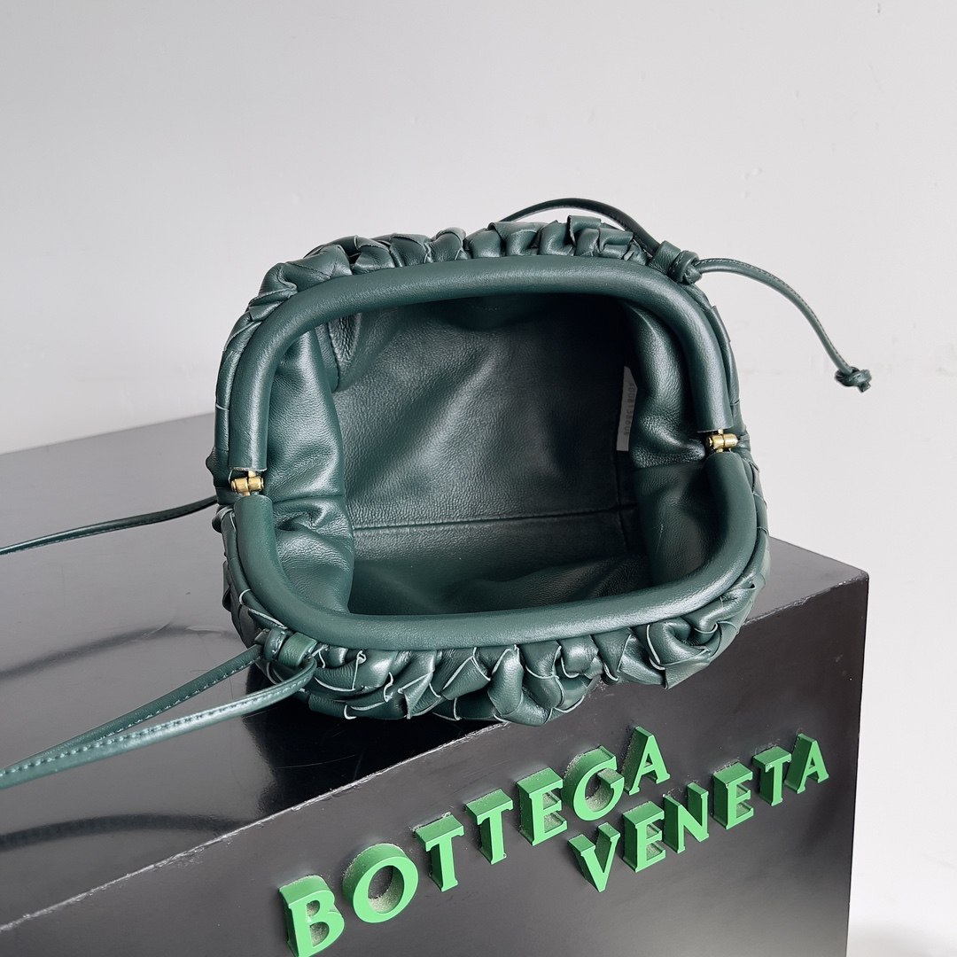 [TOP] Bottega Veneta BV Mini Pouch Bags 22x12x7cm - Green