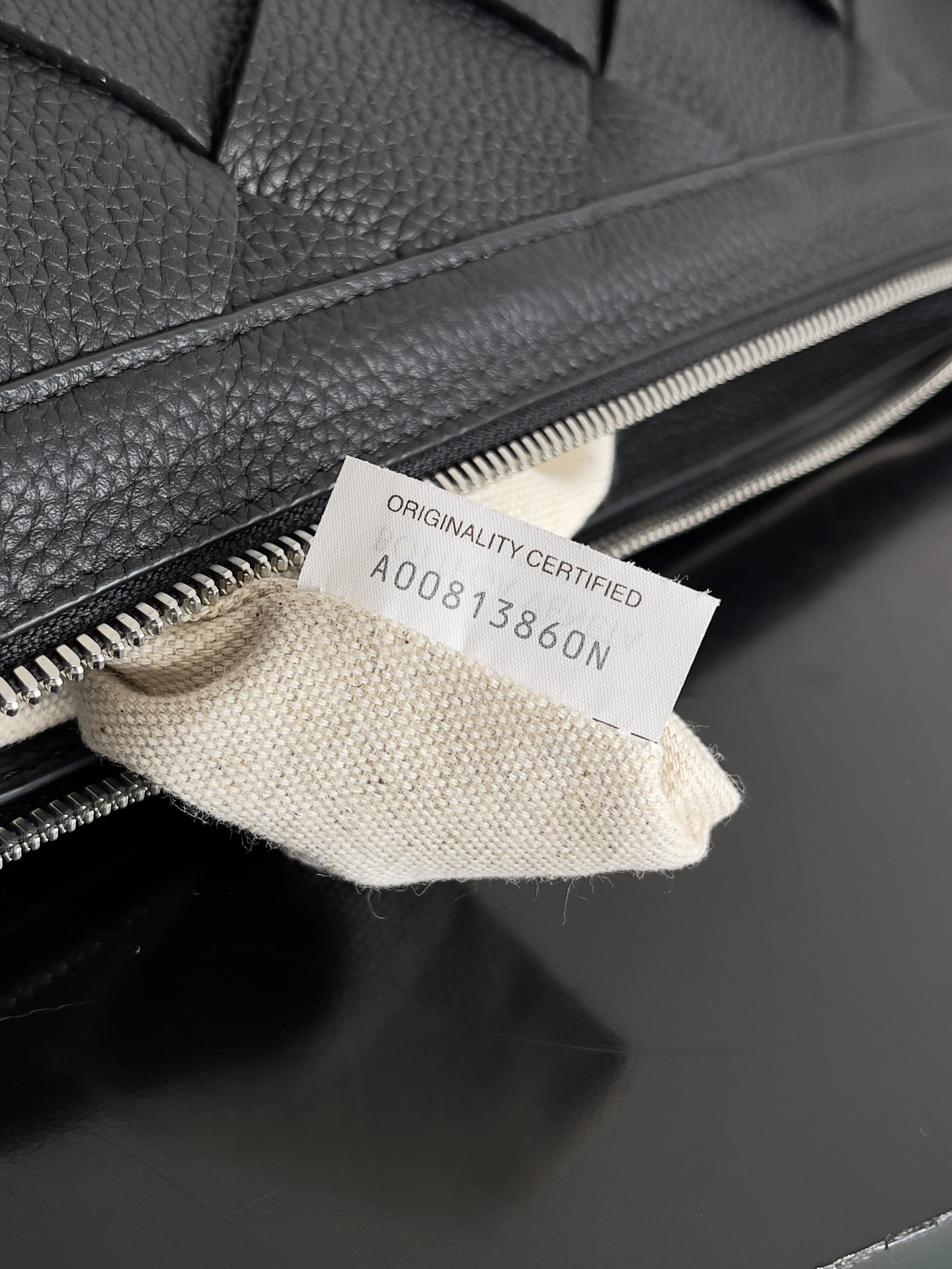 [TOP] Bottega Veneta BV Woven Diago Hobo Bag 39x24x16cm - Black