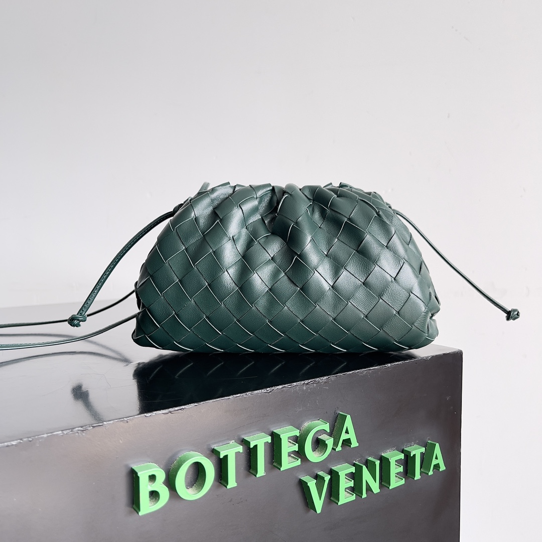 [TOP] Bottega Veneta BV Mini Pouch Bags 22x12x7cm - Green