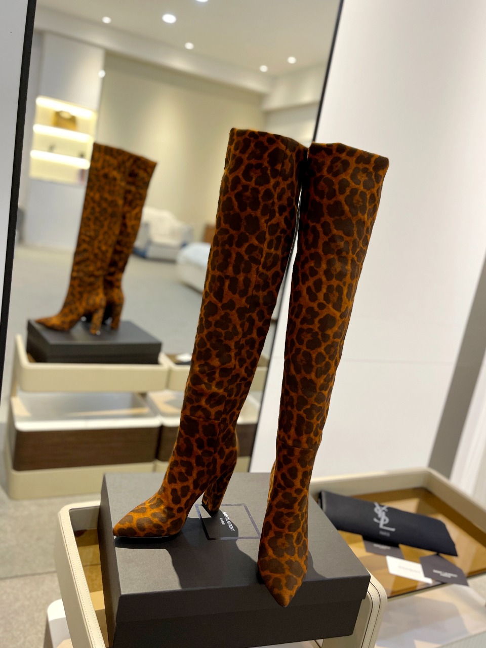 [TOP] Yves Saint Laurent YSL High Heel Boots - 5 Colors