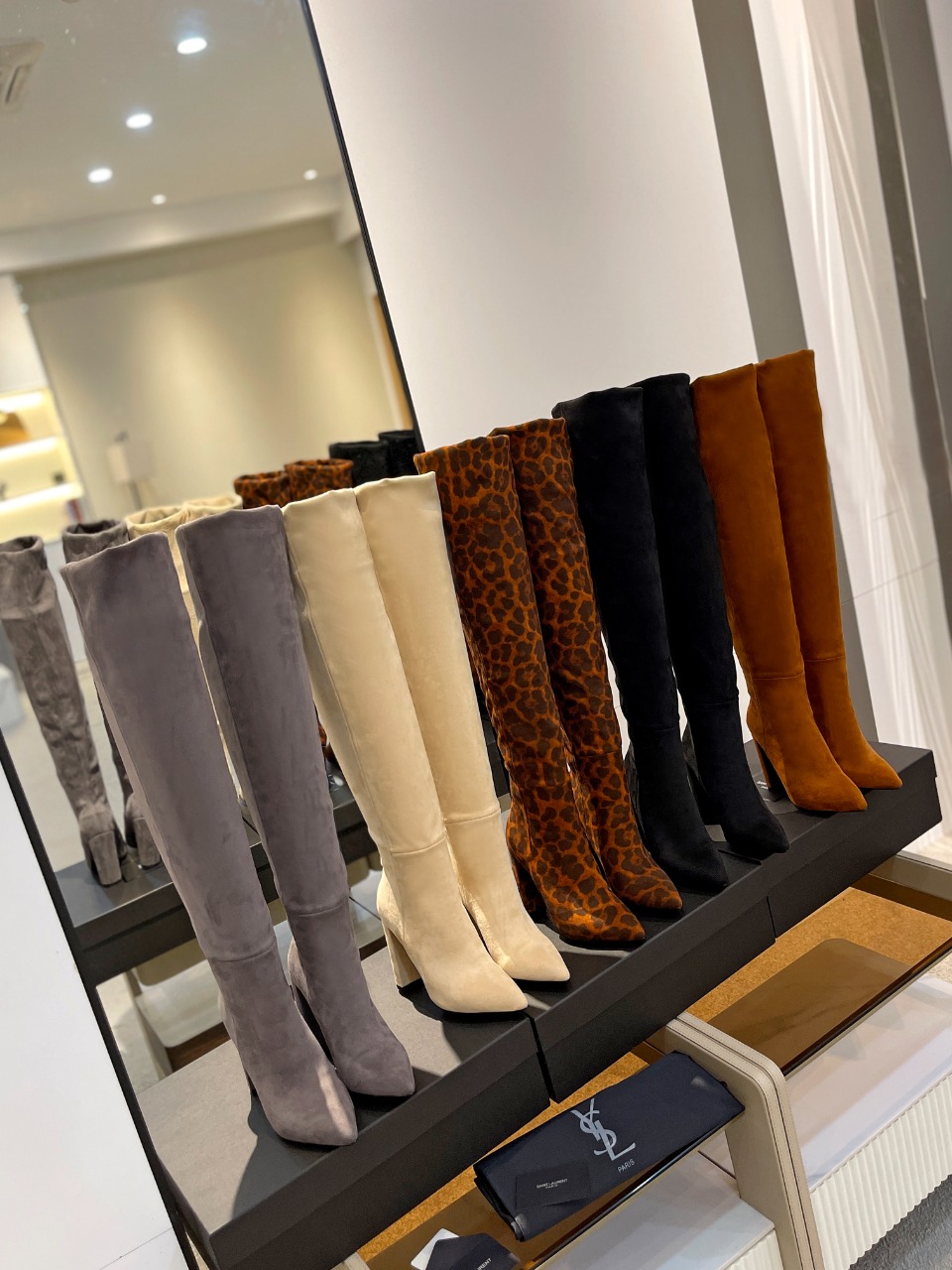 [TOP] Yves Saint Laurent YSL High Heel Boots - 5 Colors