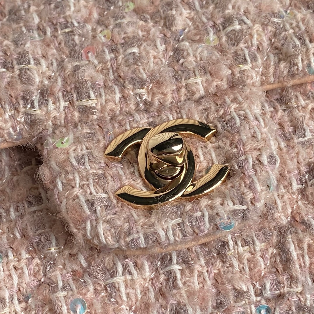 [TOP] CHANEL Flap Bag 20/25cm - Pink