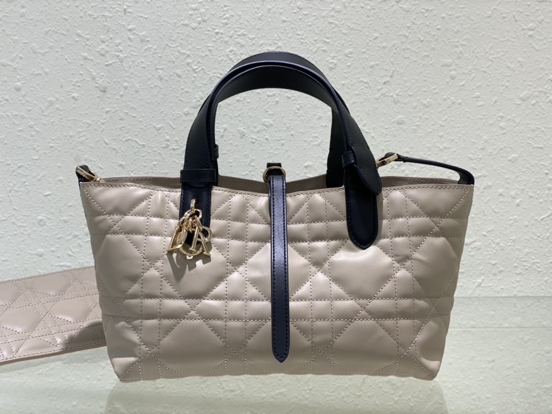 [TOP] Christian Dior Toujours Handbag 23x15x15cm/28.5x19x21cm - Pink