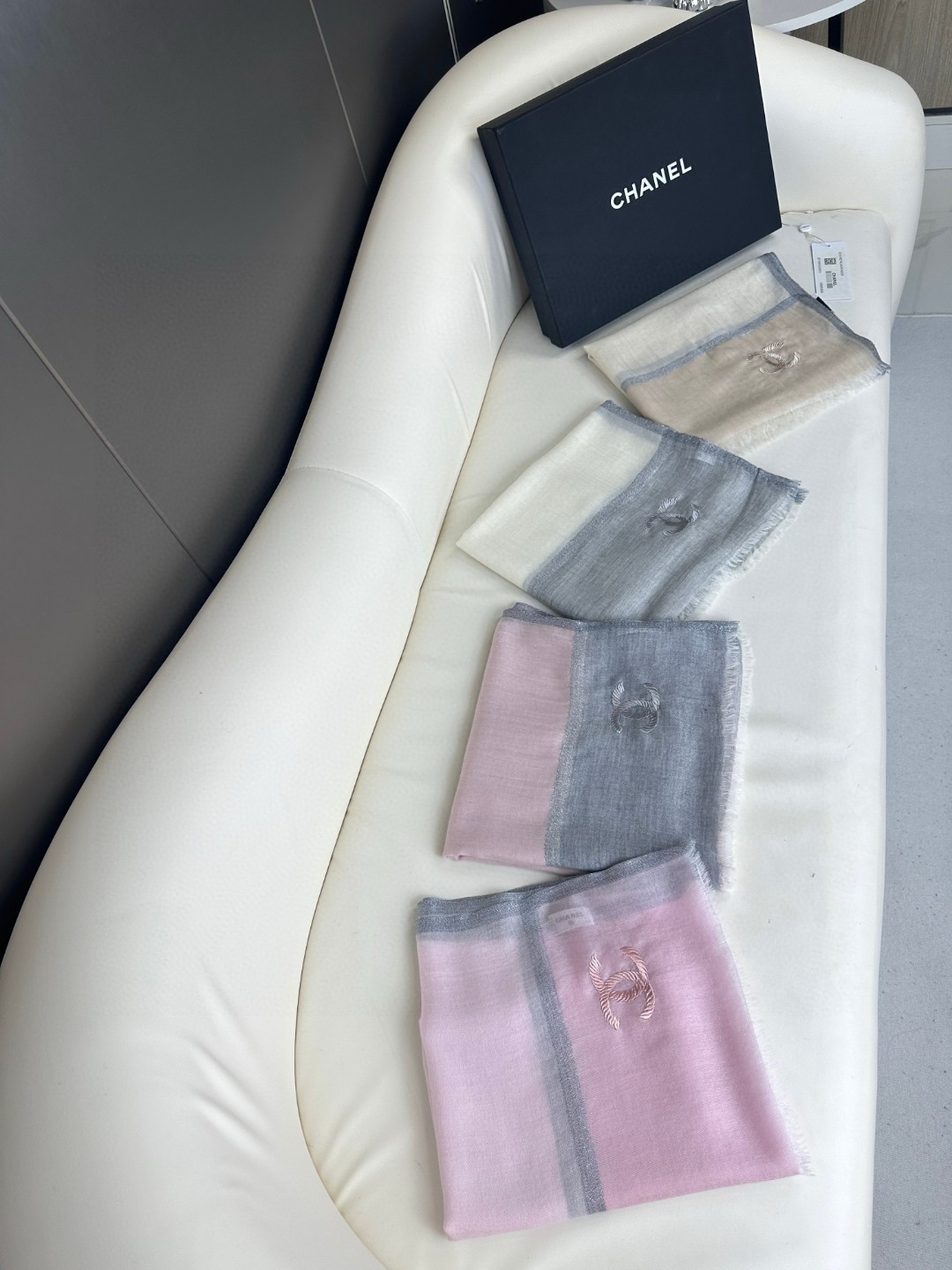 [TOP] CHANEL Classic Scarf 100X200 cm - 4 Color