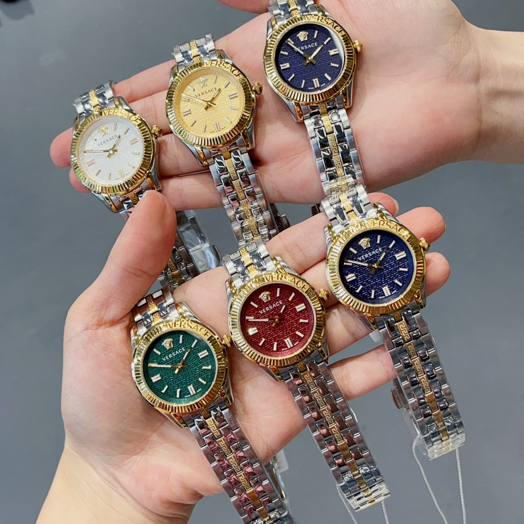 [TOP] VERSACE GRECA TIME LADY Watch 35mm - 6 Colors