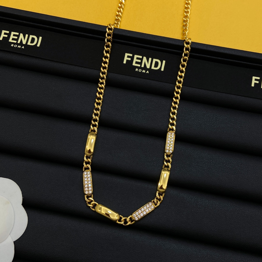 [TOP] FENDI FF Necklace - 2 Colour