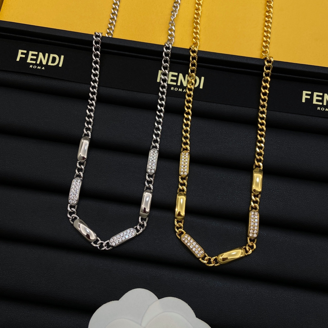 [TOP] FENDI FF Necklace - 2 Colour