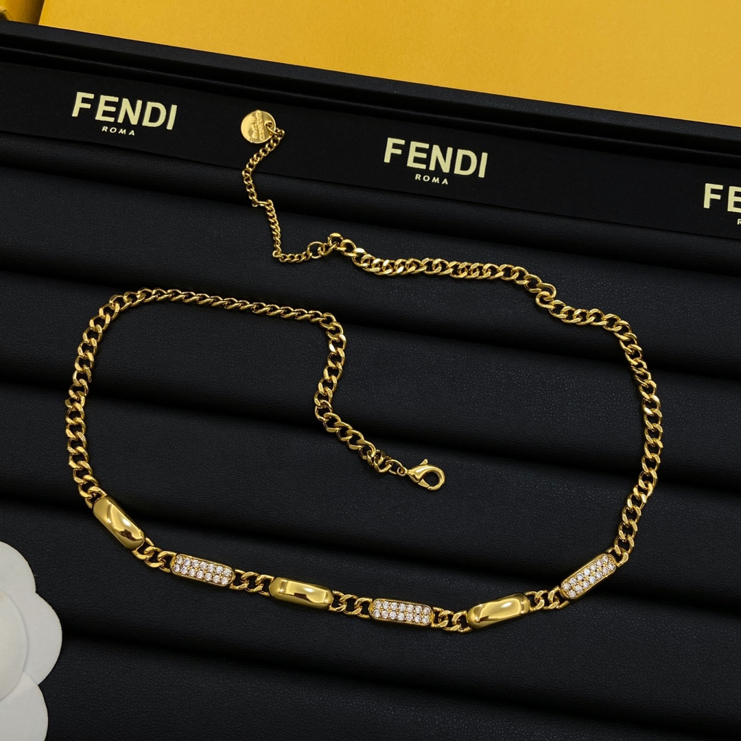 [TOP] FENDI FF Necklace - 2 Colour