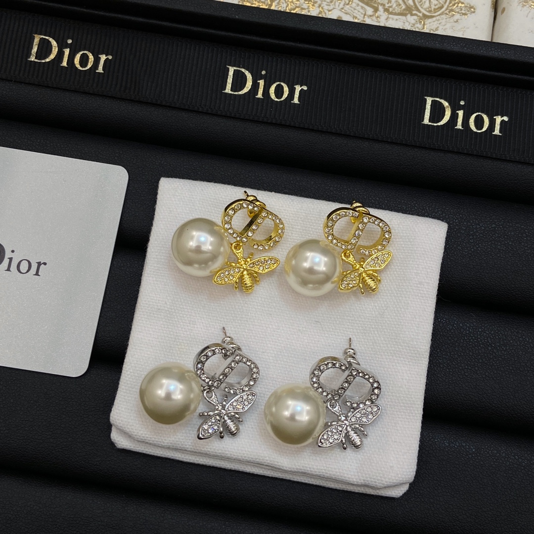 [TOP] Christian Dior Earrings - 2 Colour