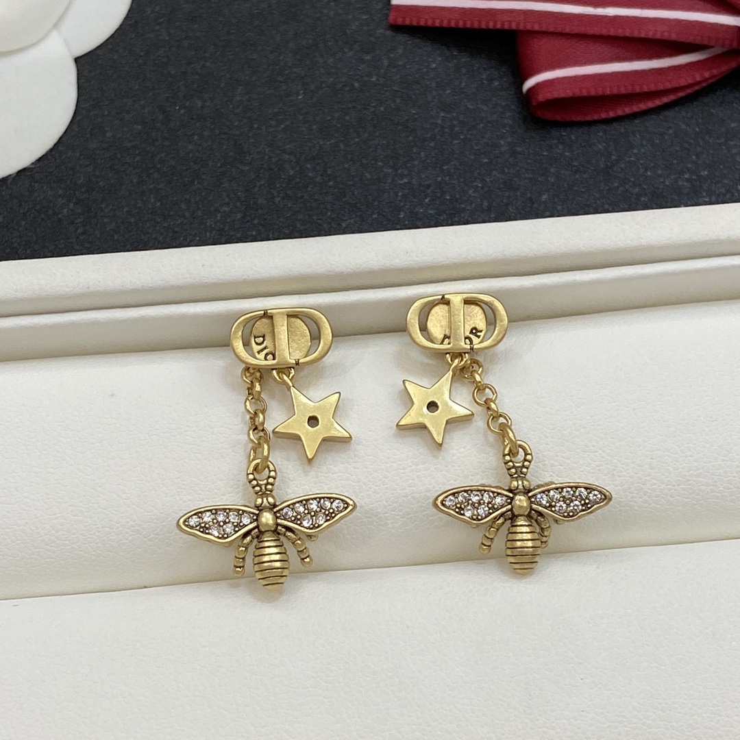 [TOP] Christian Dior Earring - Gold