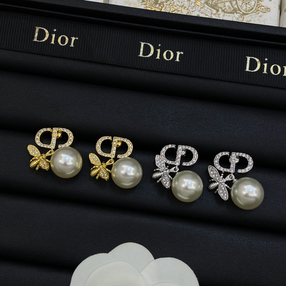 [TOP] Christian Dior Earrings - 2 Colour