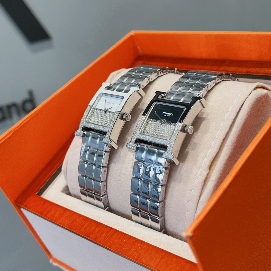 [TOP] HERMES Heure H Watch 21MM- 2 Colors