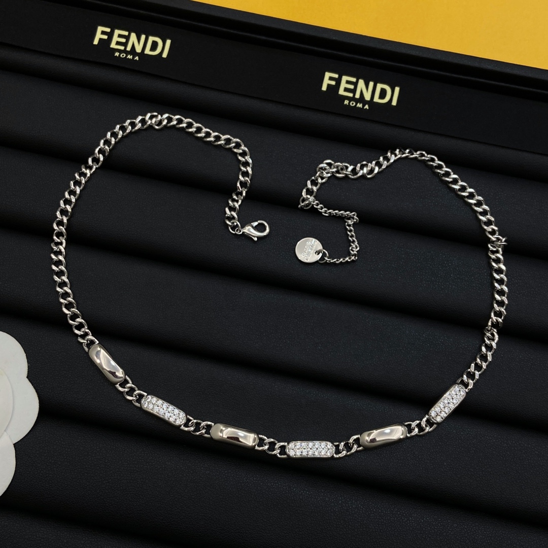 [TOP] FENDI FF Necklace - 2 Colour