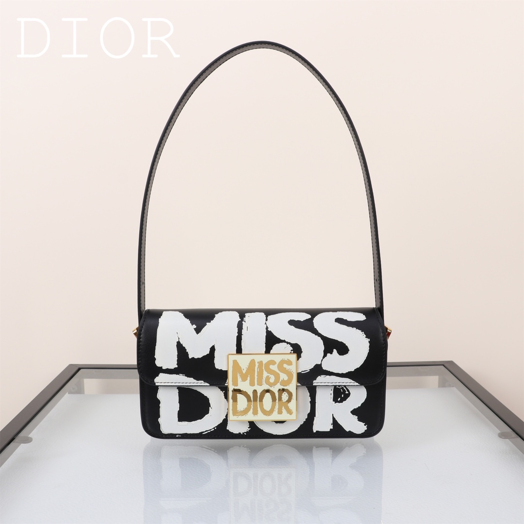 [TOP] Christian Dior Miss Dior Flap Bag 22 x 11 x 6cm -2 Colors