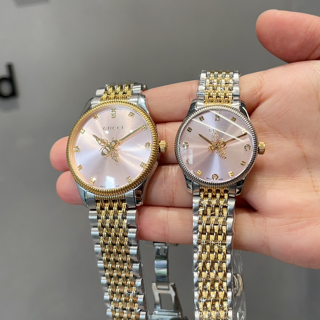 [TOP] GUCCI Cucci G Timeless Slim Watch - 2 Sizes