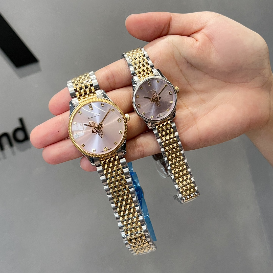 [TOP] GUCCI Cucci G Timeless Slim Watch - 2 Sizes