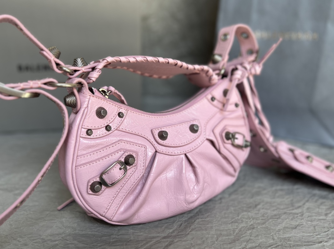 [TOP] BALENCIAGA Le Cagole Bag 26*16*10cm/33*16*8cm - Pink