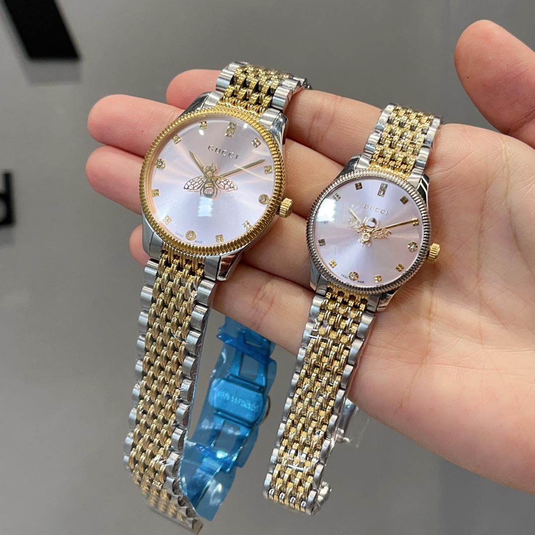 [TOP] GUCCI Cucci G Timeless Slim Watch - 2 Sizes