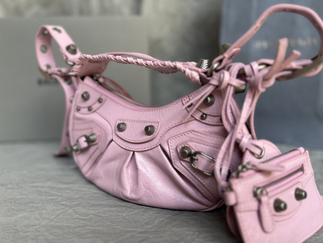 [TOP] BALENCIAGA Le Cagole Bag 26*16*10cm/33*16*8cm - Pink
