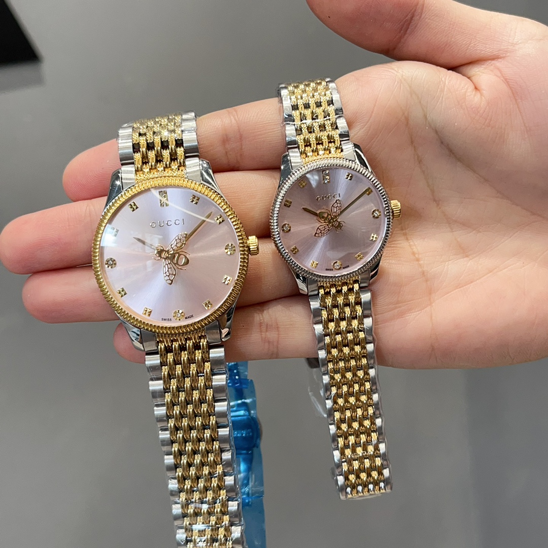 [TOP] GUCCI Cucci G Timeless Slim Watch - 2 Sizes