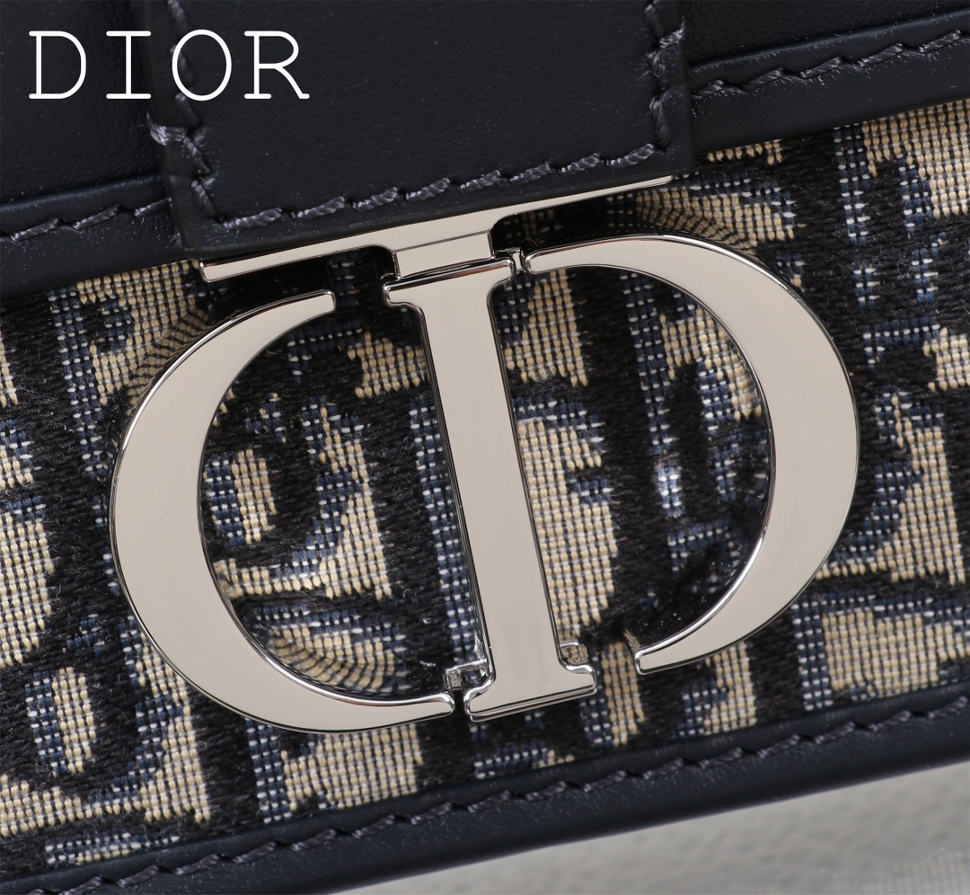 [TOP] Christian Dior East-West 30 Montaigne Bag 21 x 12 x 6cm - Blue