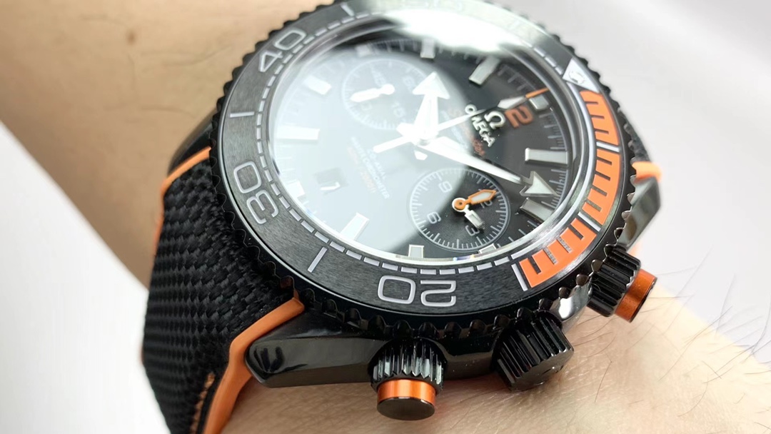 [TOP] OMEGA Seamaster Planet Ocean 600m  45.5mm Watch - Black