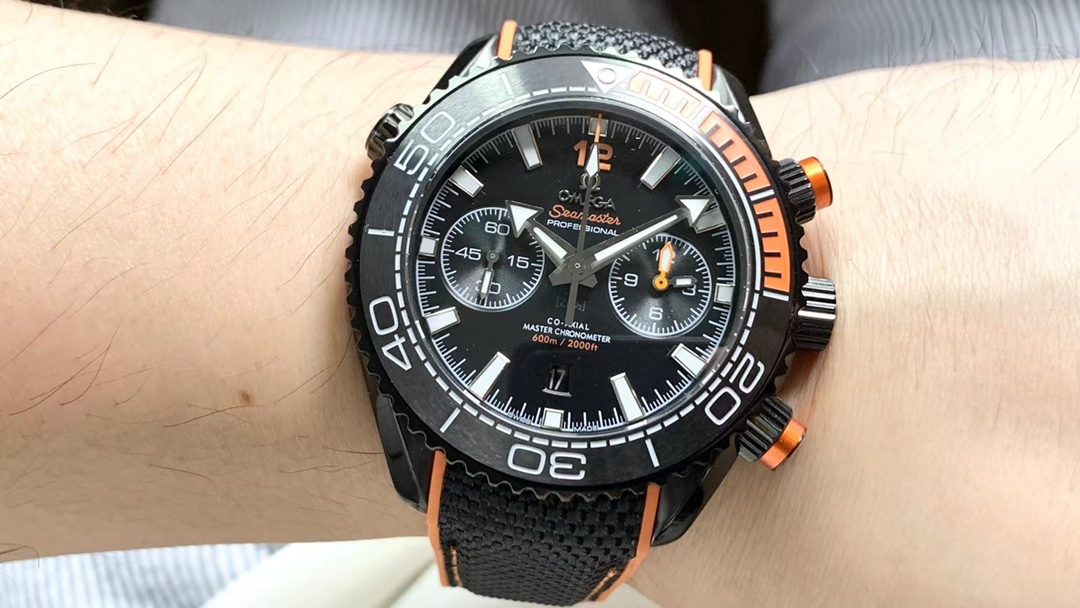 [TOP] OMEGA Seamaster Planet Ocean 600m  45.5mm Watch - Black