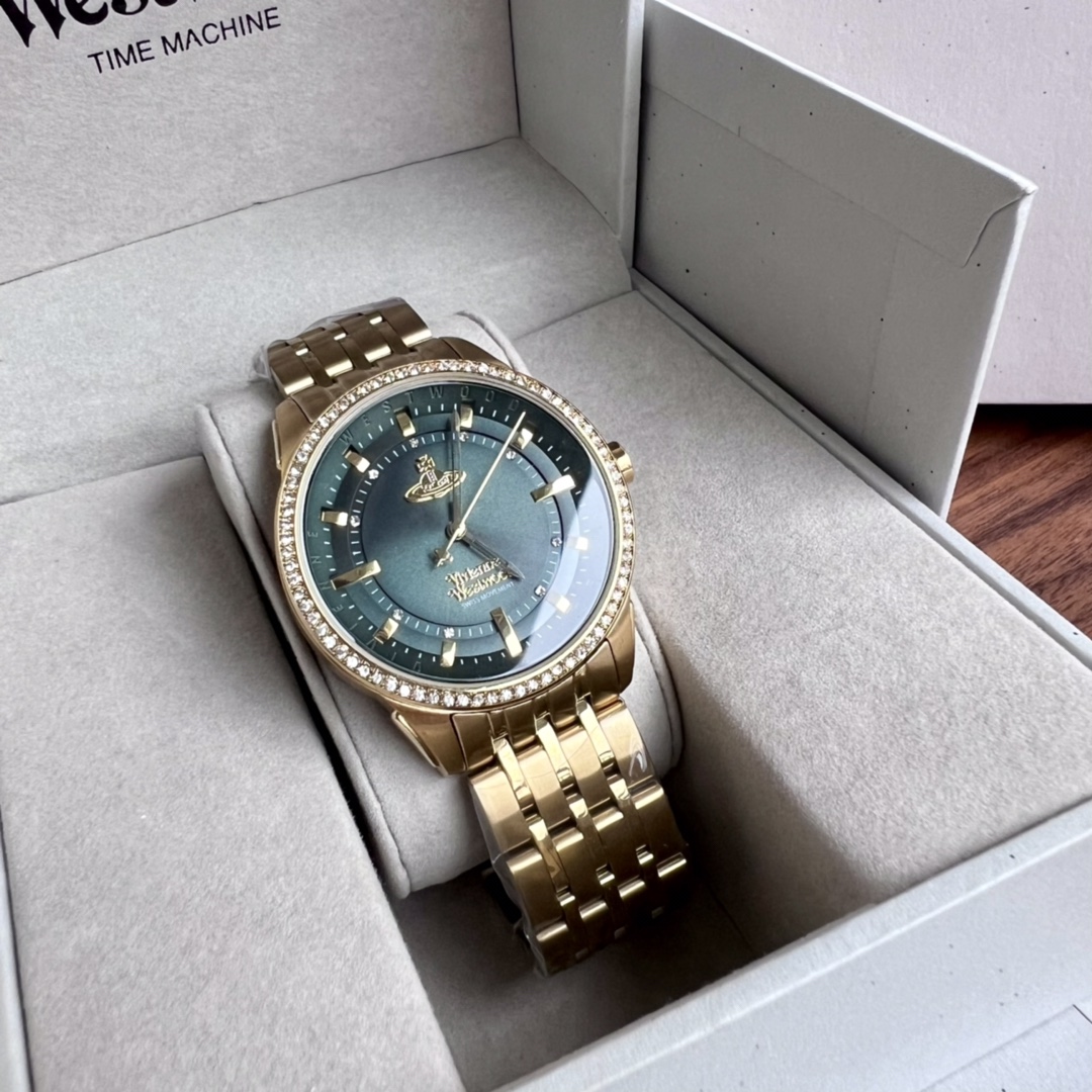 [TOP] Vivienne Westwood Watch 38MM -Gold