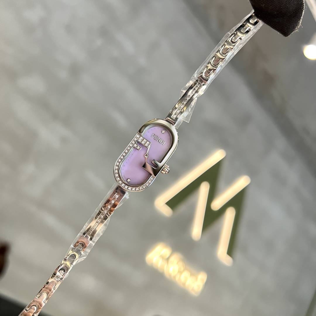 [TOP] FENDI O‘Lock Watch with Diamond 17x32mm  - 4 Colors