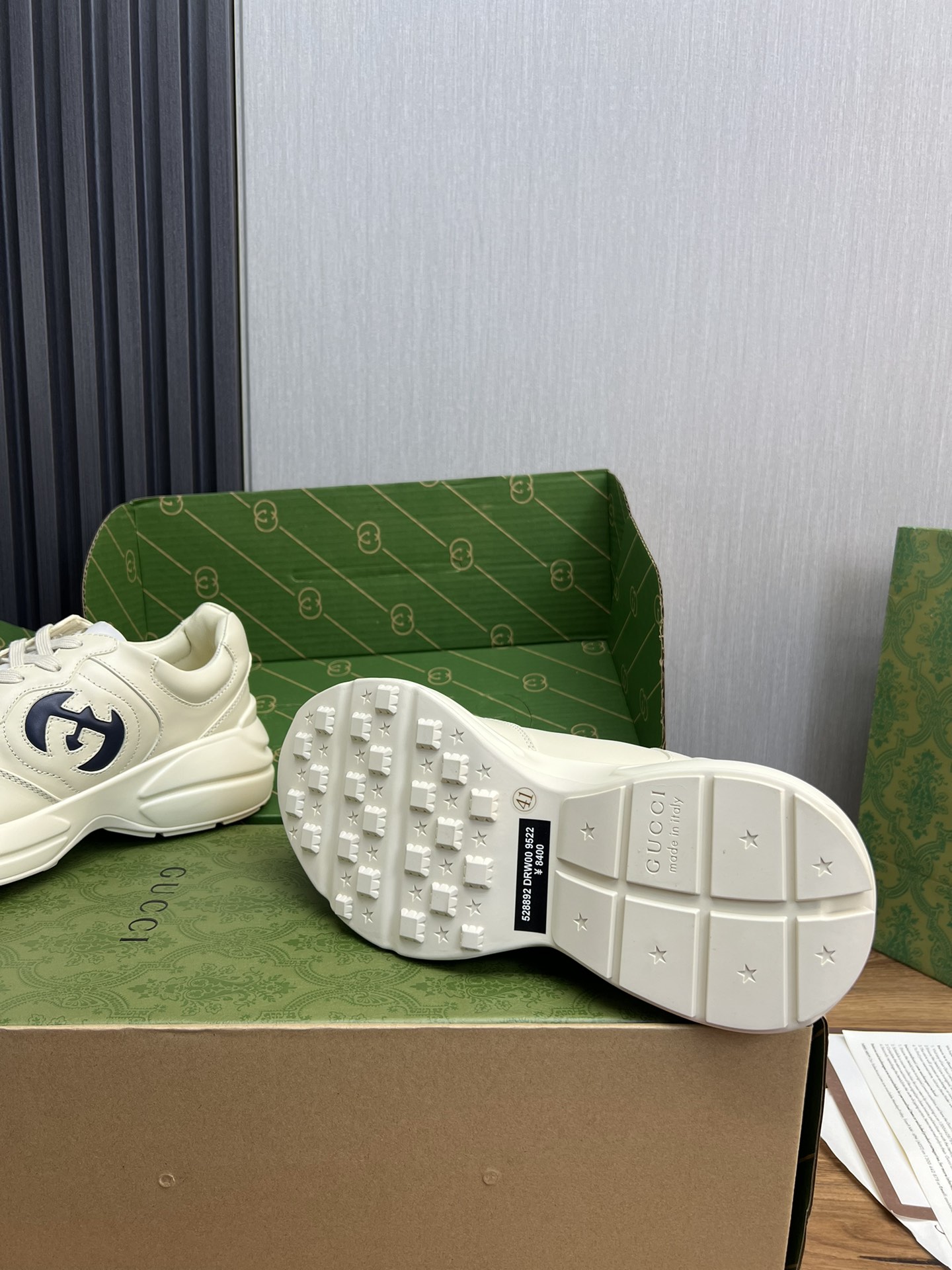 [TOP] GUCCI RHYTON SNEAKER-White