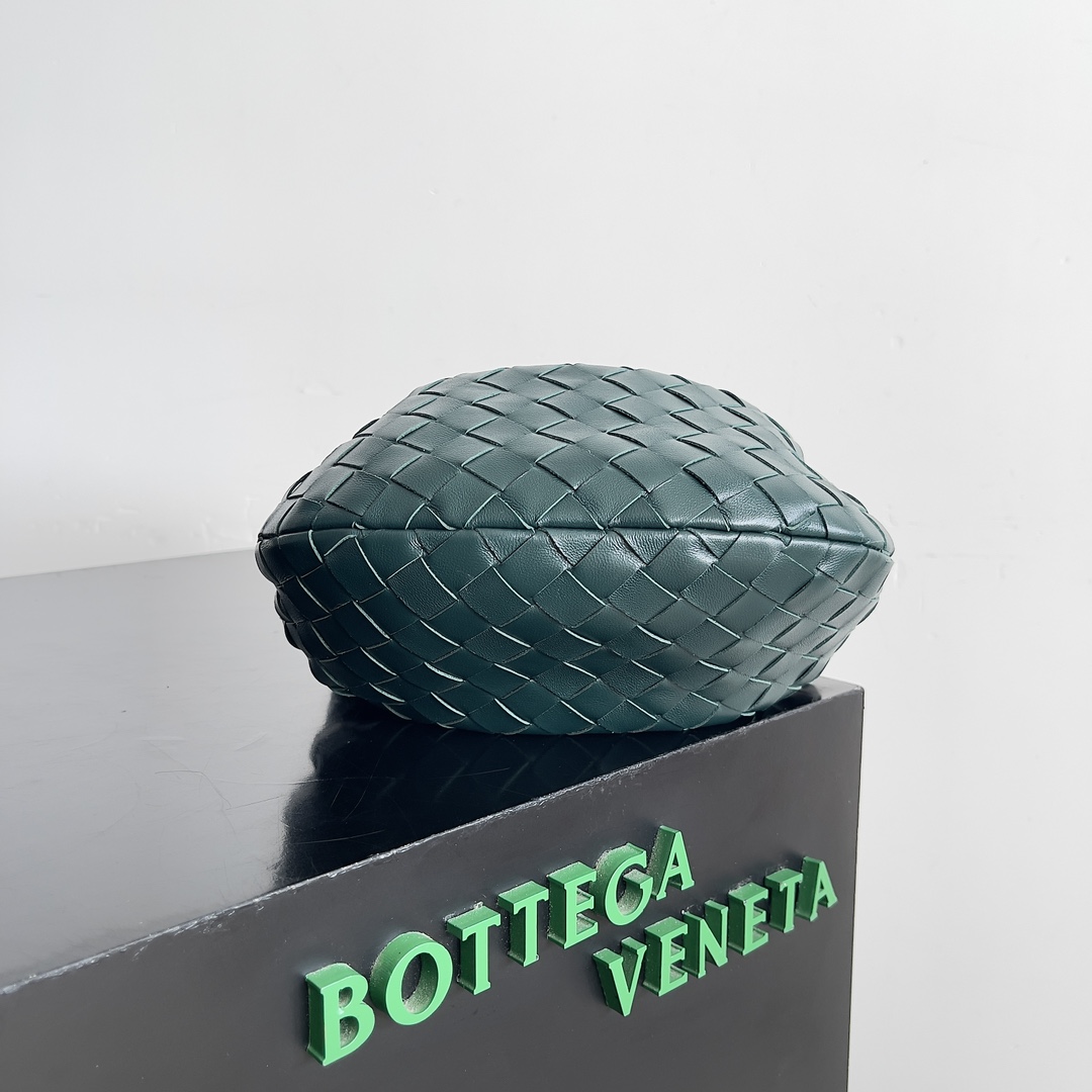 [TOP] Bottega Veneta BV Jodie Bag Teen 23*15*5cm - Emerald Green