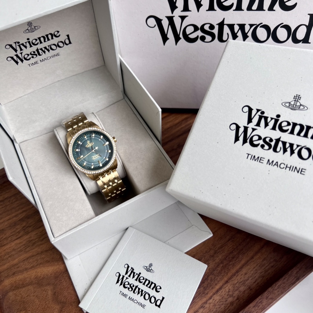 [TOP] Vivienne Westwood Watch 38MM -Gold