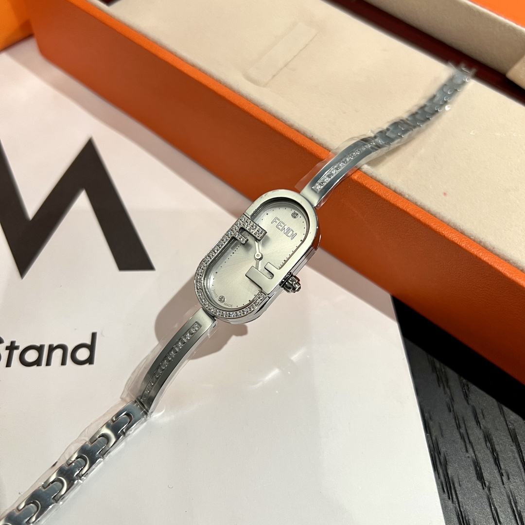 [TOP] FENDI O‘Lock Watch with Diamond 17x32mm  - 4 Colors