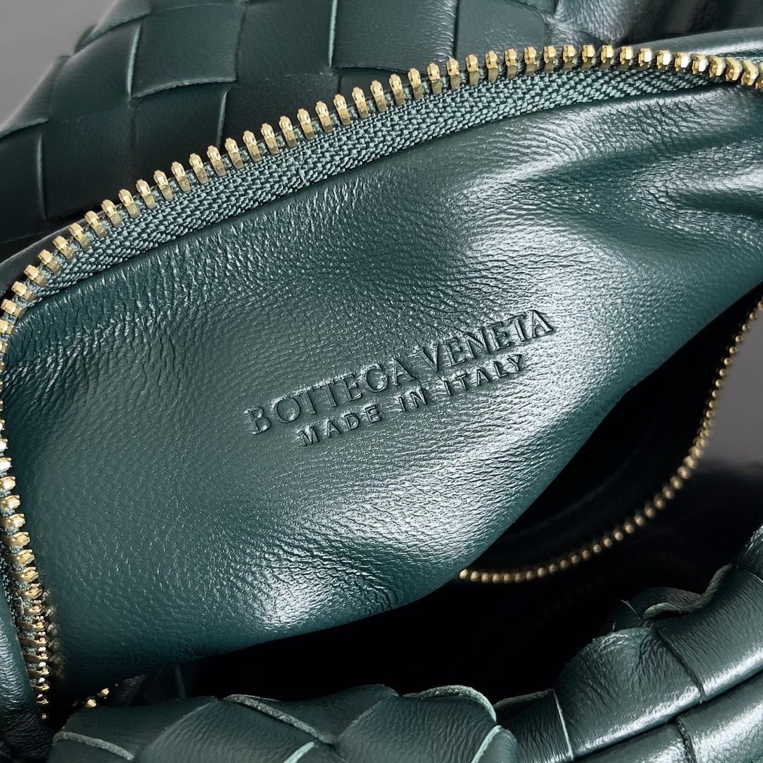 [TOP] Bottega Veneta BV Jodie Bag Teen 23*15*5cm - Emerald Green