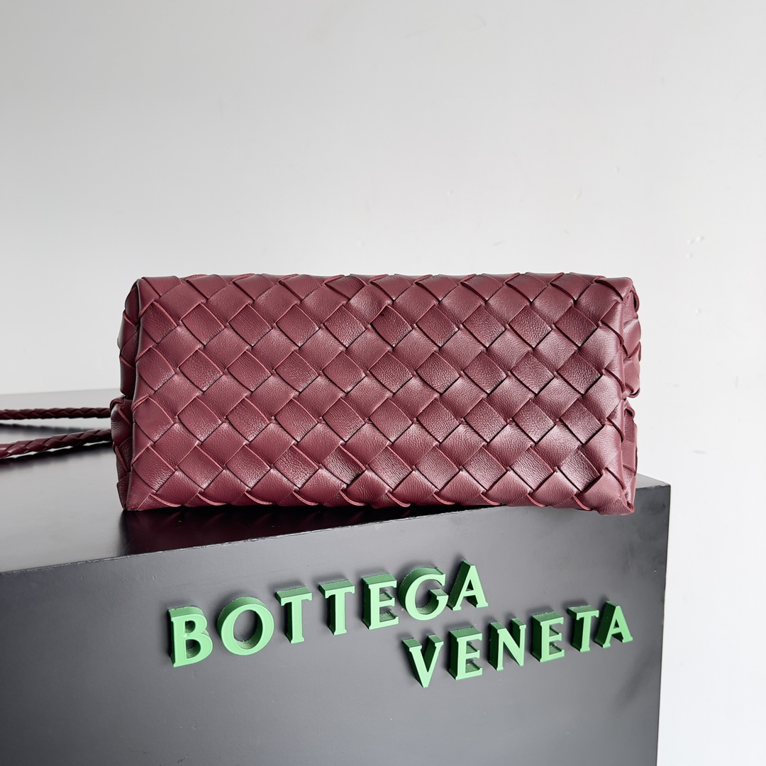 [TOP] Bottega Veneta BV Andiamo Bag 25 x 22 x 10.5 cm - Dark Red