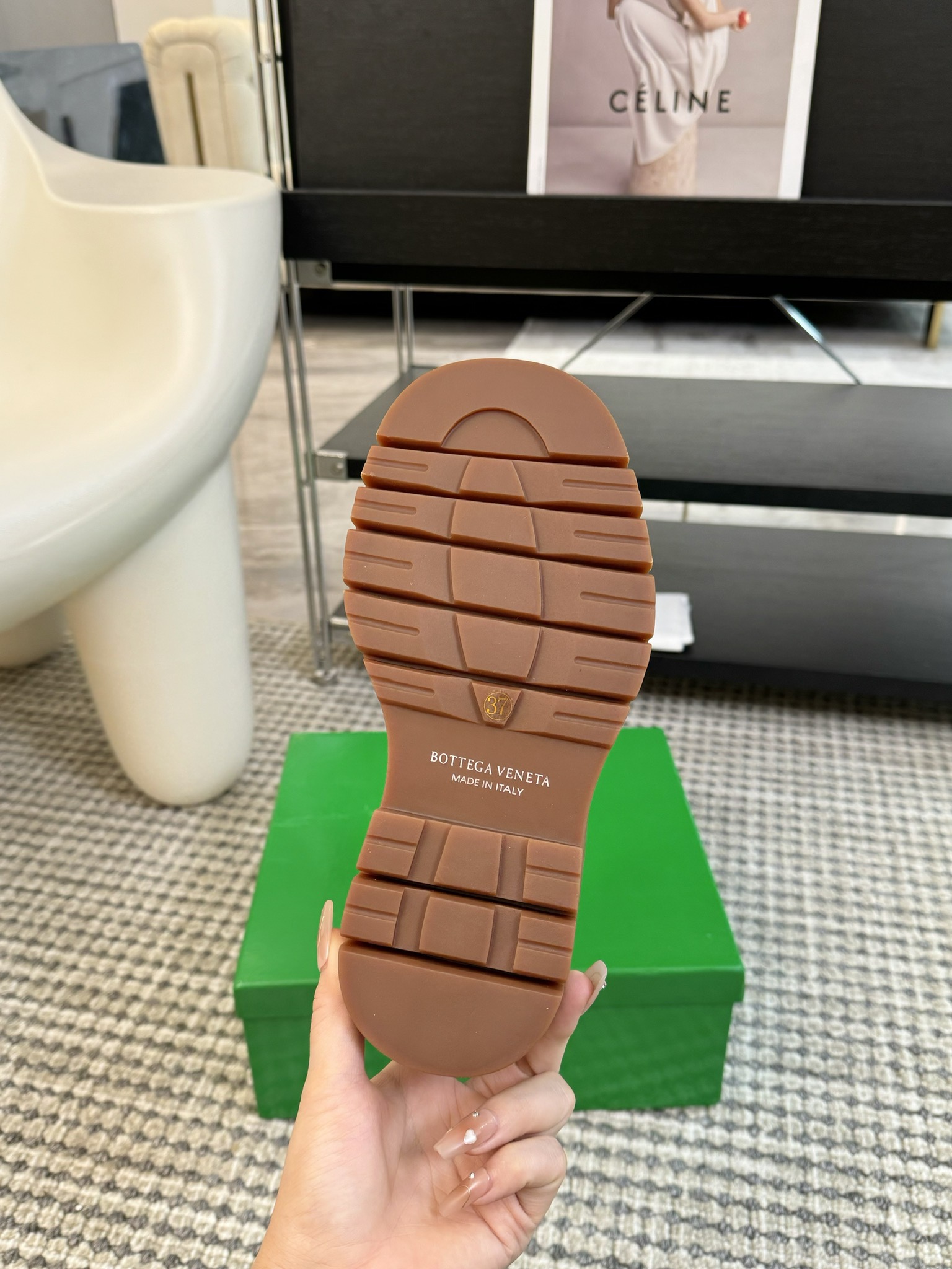 [TOP] Bottega Veneta BV Cowhide Boots - Khaki