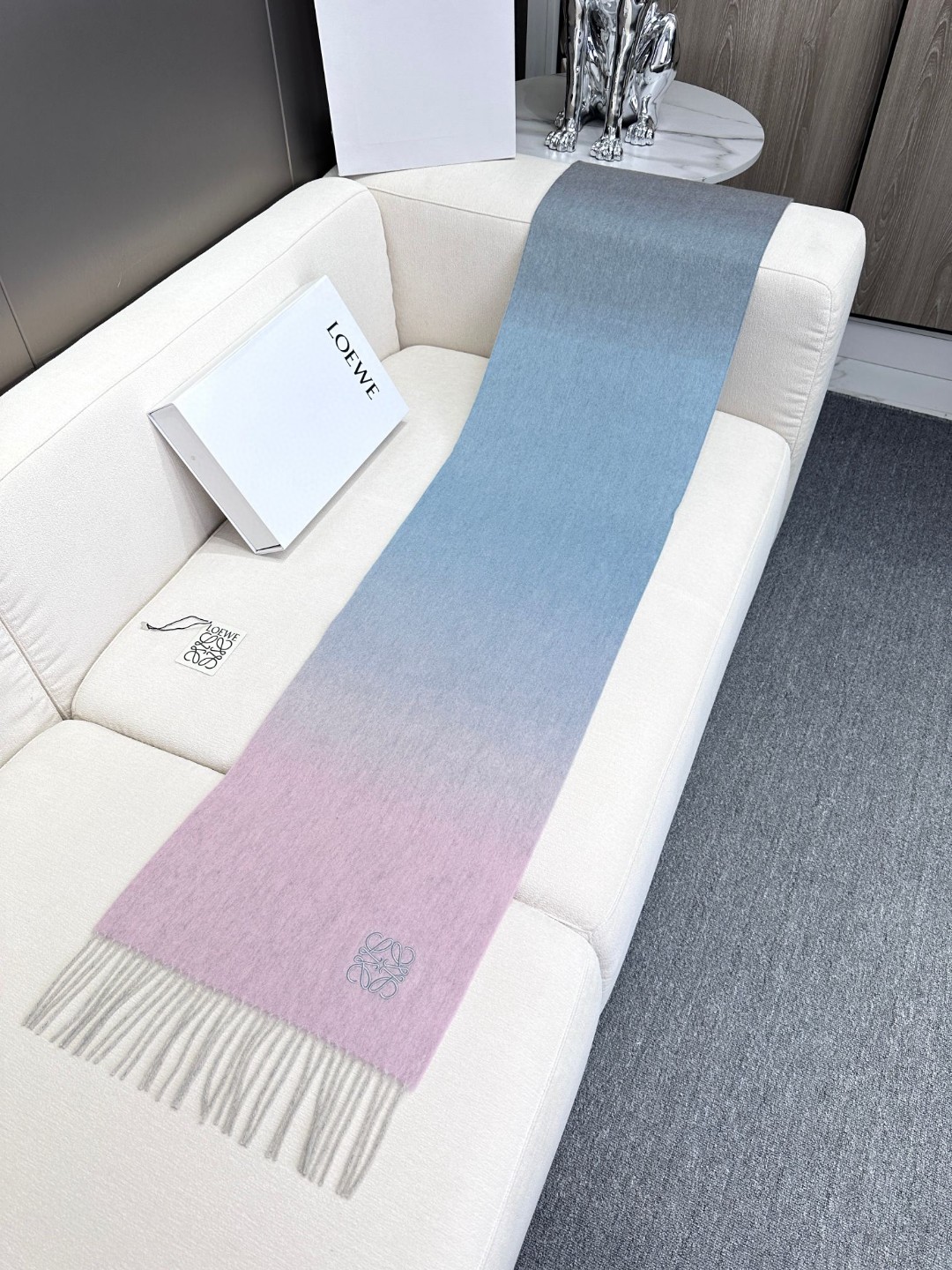 [TOP] LOEWE Gradient Color Scarf 36x210cm - 3 Color
