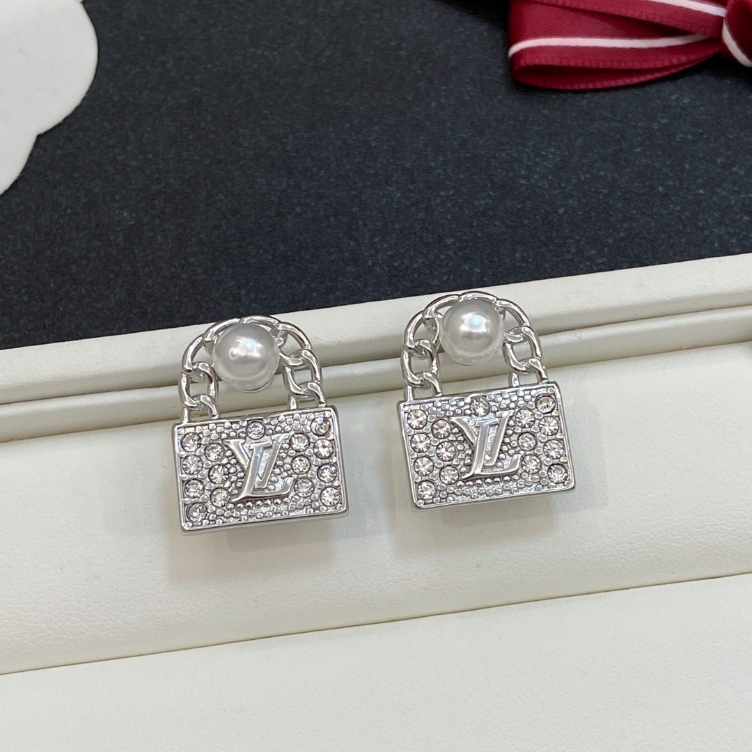 [TOP] Louis Vuitton LV Earrings - 2 Colour