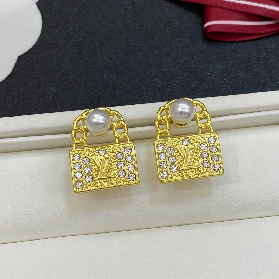 [TOP] Louis Vuitton LV Earrings - 2 Colour